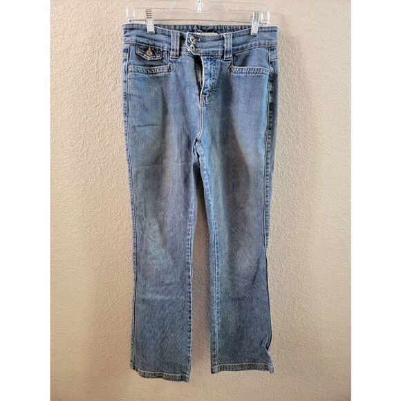 Lee Women's Light Washed Blue High Rise Natural Bootcut Jeans Size 8 - Picture 1 of 4